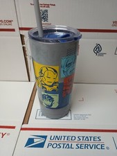 ZAK DESIGNS MARVEL AVENGERS 19.5OZ TUMBLER WITH STRAW NEW WITH TAGS FAST SHIPPIN picture
