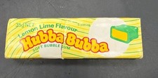 Vintage Wrigley NOS HUBBA BUBBA Lemon Lime Bubble Gum Made IN Australia  picture