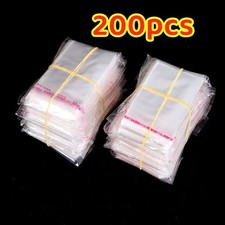 200Pcs Protection Folio CURRENCY BANKNOTE BILL PAPER MONEY Bag Holder Sleeves picture