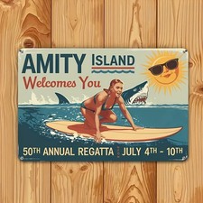 Vintage Metal Tin Sign 