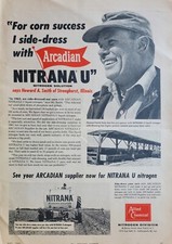 Allied Chemical, Arcadian Nitrana U Nitrogen, Vintage 1963 Agricultural Ad picture