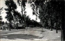 Sheboygan WI Scene in Kewanis Park c1940s-50s Real Photo Vintage Postcard bhn picture