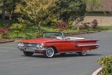 Cars 1960 chevrolet impala convertible classic old Art Print Poster 11x17 picture