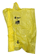 Souvenir Niagra Falls Journey Behind the Falls Yellow Plastic Poncho One Size picture
