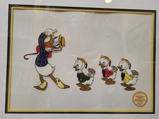Disney Donald Duck Serigraph EX Framed Limited Edition COA Animation Art picture