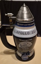  Bradford Exchange APOLLO 11  New Masterpiece Commemorative Stein   50th Anniver picture