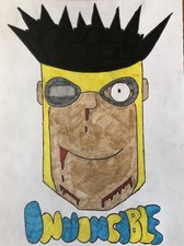 Hand Drawn Invincible Original Illustration By Servando Esquer picture