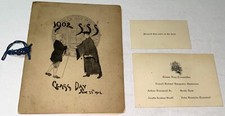 Rare Antique Sheffield Scientific School Yale University Class Day Program 1902 picture