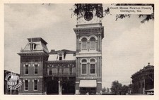 GA~GEORGIA~COVINGTON~NEWTON COUNTY COURT HOUSE~C.1950 picture