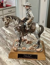 DEFECTIVE DAMAGE Rod Mench Signed Robert E Lee Statue Limited Edition 68 G3D picture