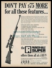 1968 PARKER HALE Super Mauser Sporting Series 1200 Rifle PRINT AD picture