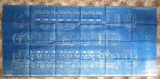 1942 Baldwin Locomotive Works 6000 HP Diesel Experimental Centipede Blueprint picture