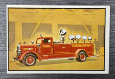 1953 Bowman Firefighters #18 Modern Searchlight Engine VG-EX picture