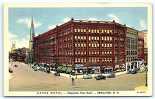 Yates Hotel Syracuse NY Rates Postcard picture