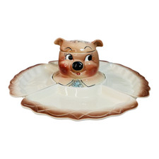 RARE DeForest of California “Make a Pig of Yourself” Piggy Serving Set picture