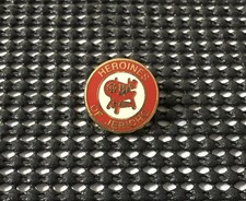 Vintage HEROINES OF JERICHO Masonic Member Logo Lapel Hat Pin picture