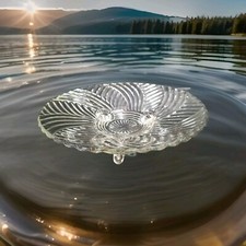DEPRESSION GLASS CLEAR 10