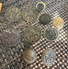 Lo4 Austrian Maria Theresa Thaler COIN Buttons Archid Avst Dux Burg Co Tyr 1780 picture