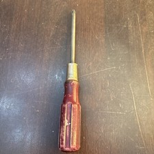 Vintage Stanley Phillips LIC. 1 No. 2 Wood Handle Screwdriver. Pat 2507231 USA picture