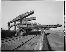 Photo:Hulett Ore Unloader 1900s Industrial Dock Ore Dock Machinery picture