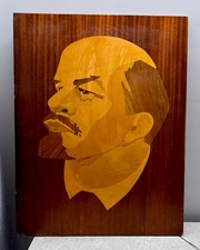 Vintage USSR Large Wooden Varnished Picture of 