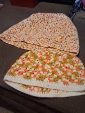 VTG Handmade Crocheted Bucket Style For Toasters/Pot Covers Beautiful Colors picture
