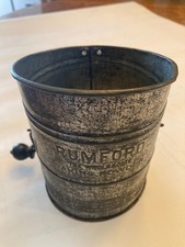 Rumford Baking Powder, 4 Cup Sifter (VERY RARE) picture
