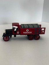 Vintage 1925 Texaco Kenworth Stake Truck Coin Bank w/Key picture