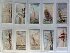Ogdens Cigarette Cards 1930 YACHTS & MOTOR BOATS Full Set of 50 picture