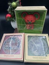 3 Vintage Hallmark Keepsake Ornaments in Original Boxes. picture