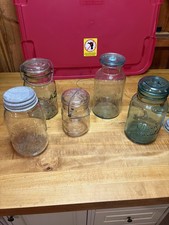 Whitall’s Pat June 18th, 1861 Millville Fruit Jar Qt and ball jar  atlas lot picture