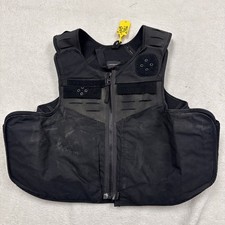 SAFARILAND V1 CLEAN Armor Carrier Front Opening 2XL Long 2615-2416 Black Webless picture