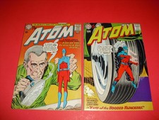 The Atom #16 F/VF 7.0 & #17 VF 8.0 from 1965 DC very fine unrestored C278 picture