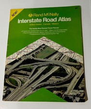 1983  Rand McNally Interstate  Atlas United States Canada Mexico picture