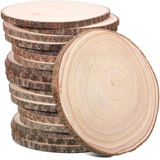 Tioncy 20 Pcs Natural Large Wood Slices 10-12 Inch for Centerpieces picture