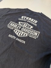 Harley-Davidson Sturgis South Dakota Pocket T-Shirt Black picture