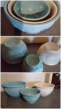 Cermic Nesting 3 PC Robinson Ransbottom Pottery Set picture
