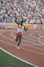Julius Korir 1984 Kenya Olympic Athletics Gold Medal Winner 4 Old Photo picture