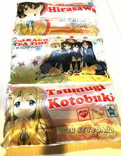 K-ON Genuine Limited PILLOW PLUSH Prizes Set w/ Tags Anime KON K ON SEGA RARE  picture