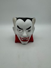 Ceramic Halloween Dracula Vampire Candle Holder 4.5