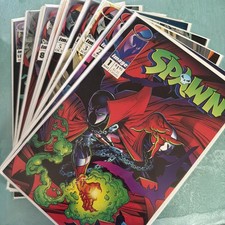 Spawn Comic Book Lot Issues 1 2 3 4 5 6 8 9 10 17 18 Todd McFarlane (1992) Image picture