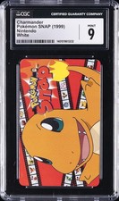 1999 NINTENDO POKÉMON SNAP WHITE CHARMANDER CGC 9 picture