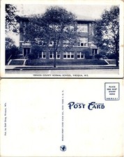 Wisconsin WI Vernon County Normal School Viroqua Postcard picture