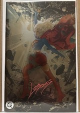Supergirl, Vol. 8  Pablo 'Lobos' Villalobos Exclusive Foil Variant Signed W/ COA picture