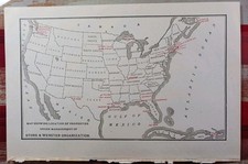 1910 Map of Properties Managed by STONE & WEBSTER ORGANIZATIONS street Railway  picture