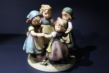 Vintage Goebel Hummel Rare Figurine #348 - Ring Around the Rosie W. Germany 7