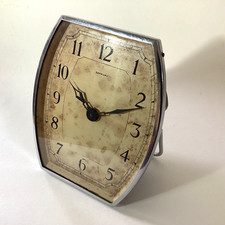 Vintage Garrard Art Deco Mantel Desk Clock Quartz conversion, fully working. picture