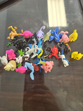 Pokémon Plastic Miniature Figurine Lot - Pikachu Clefairy Snorlax Mini picture