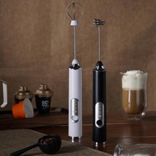 Handheld Electric Milk Frother,Coffee Mixer,Egg Beater,Includes 3 Mixing Heads picture