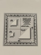 US Military Coordinate Scale & Protractor Military Grid Map Reading GTA 5-2-012 picture